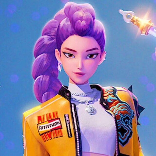 rumi از KPop Demon Hunters — نقاشی و رنگ آمیزی باهوشک