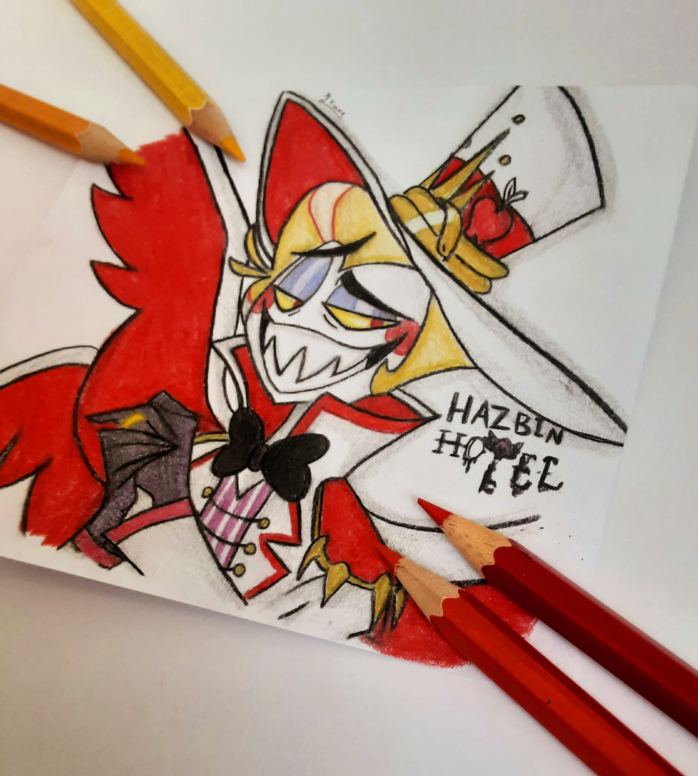 نقاشی.(𝕂𝕀𝔸ℕ𝔸)lucifer morningstar — نقاشی و رنگ آمیزی باهوشک