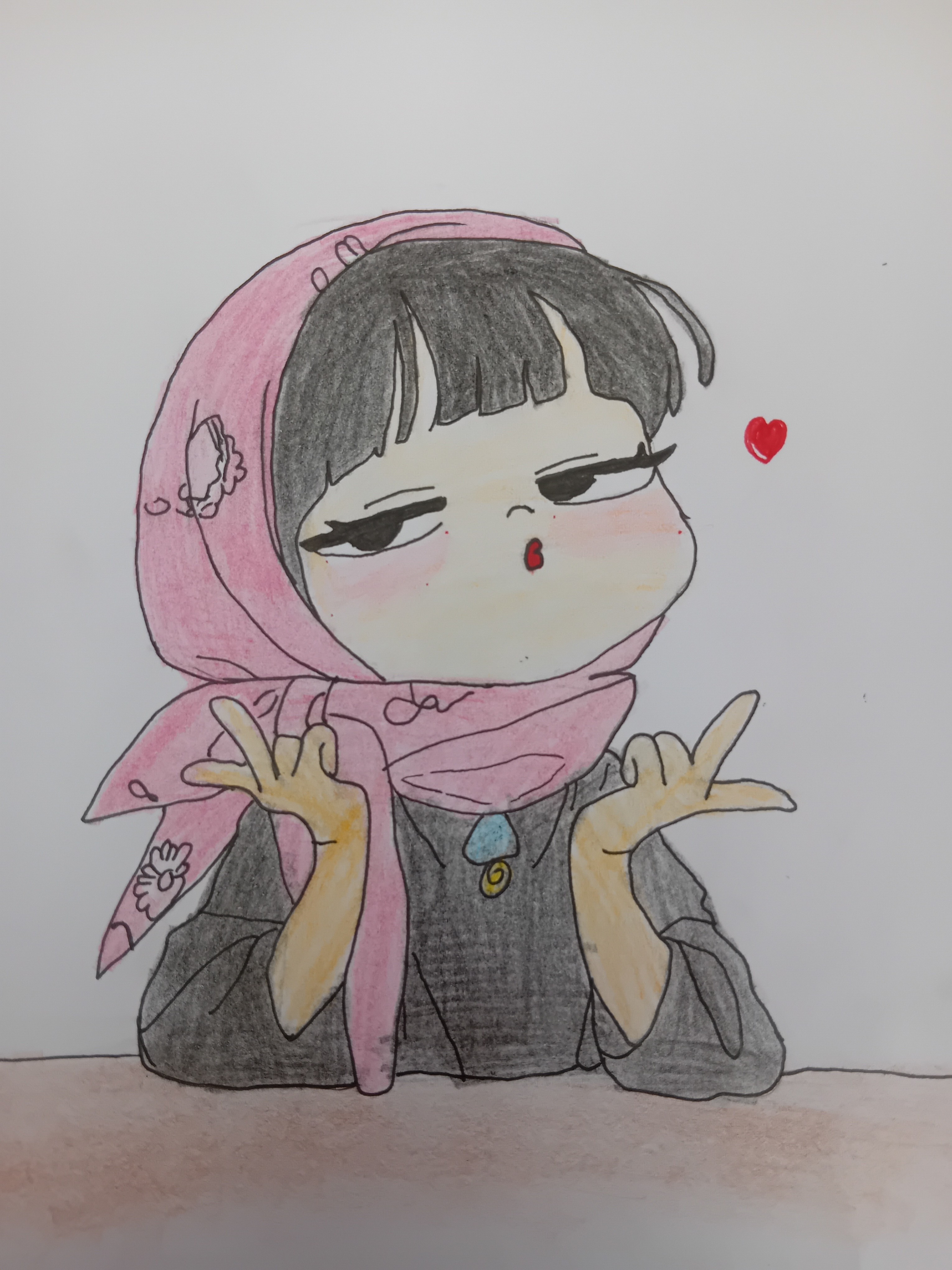 نقاشی کیوت دختر — نقاشی و رنگ آمیزی باهوشک