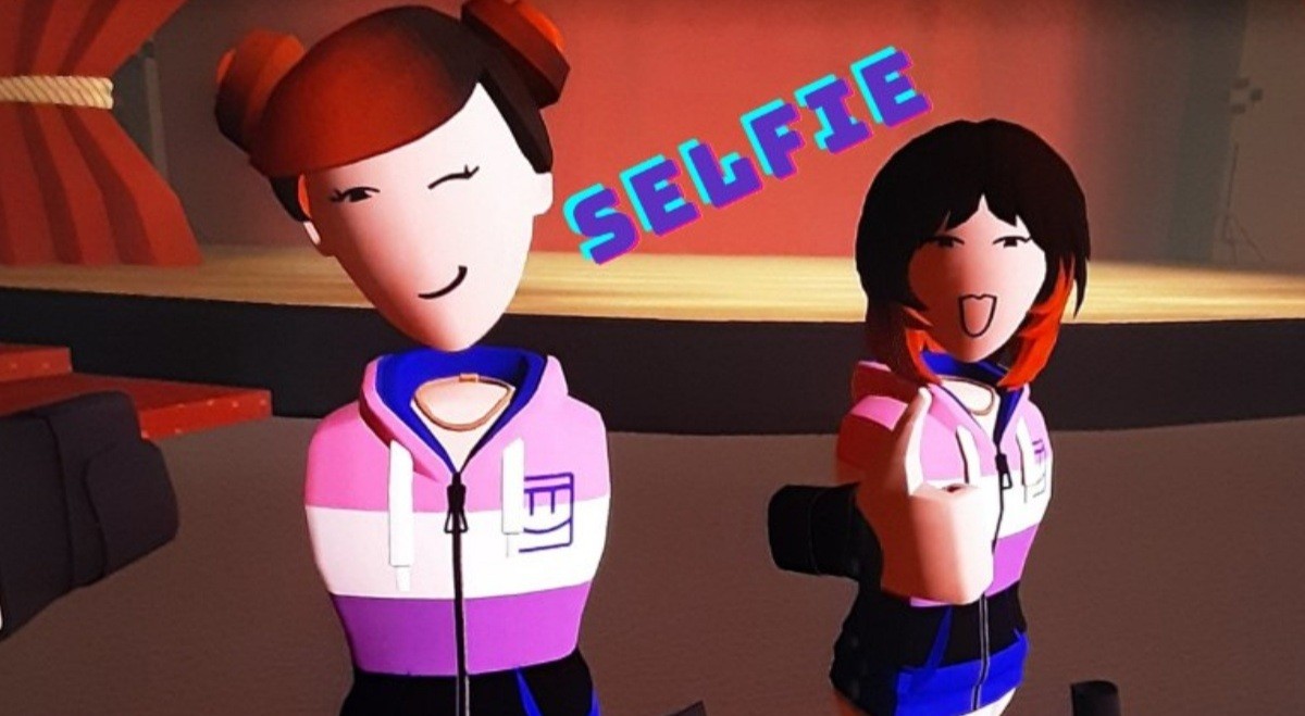 سلفی پریسا و درسا Rec Room OnlineGamers — نقاشی و رنگ آمیزی باهوشک
