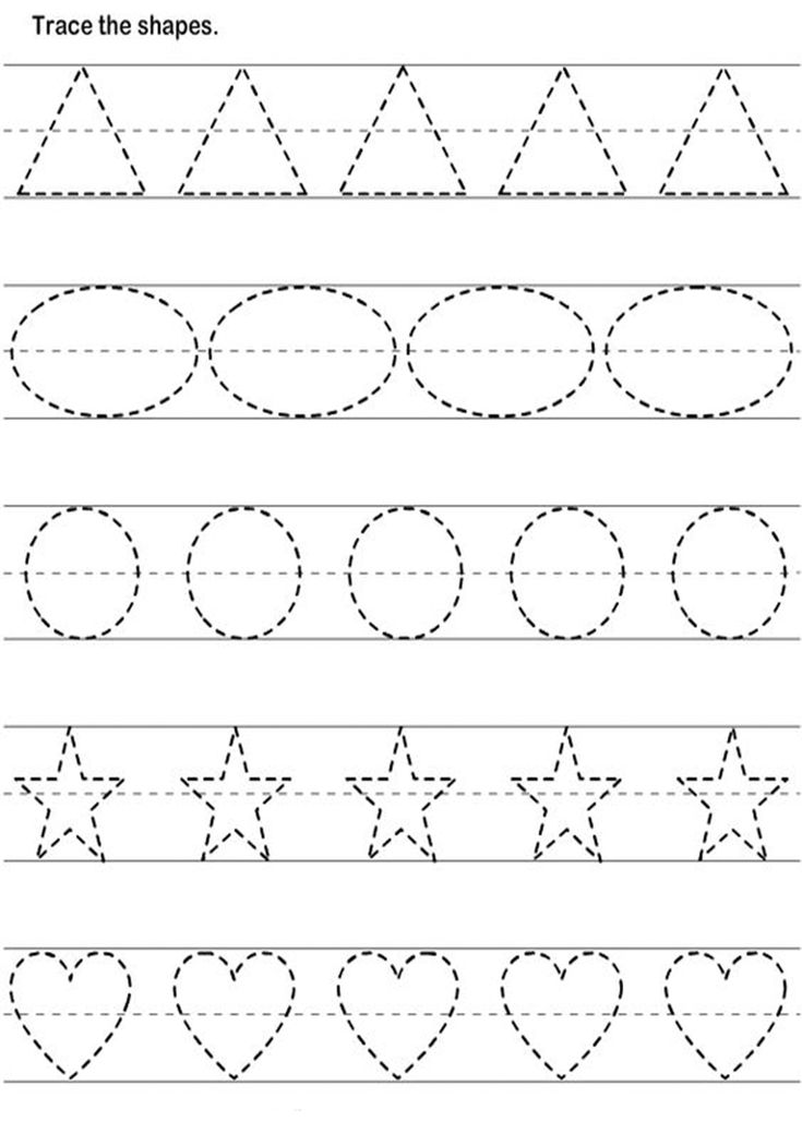 تمرین کشیدن اشکال هندسی — نقاشی و رنگ آمیزی باهوشک