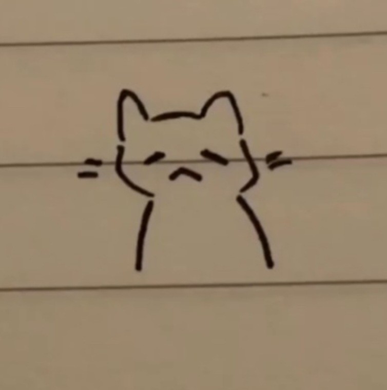 نقاشی ساده و کیوت 🐱 ❤️ — نقاشی و رنگ آمیزی باهوشک