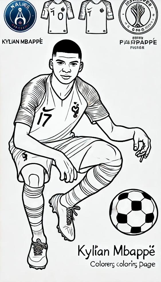 بهترین نقاشی از امباپه — نقاشی و رنگ آمیزی باهوشک