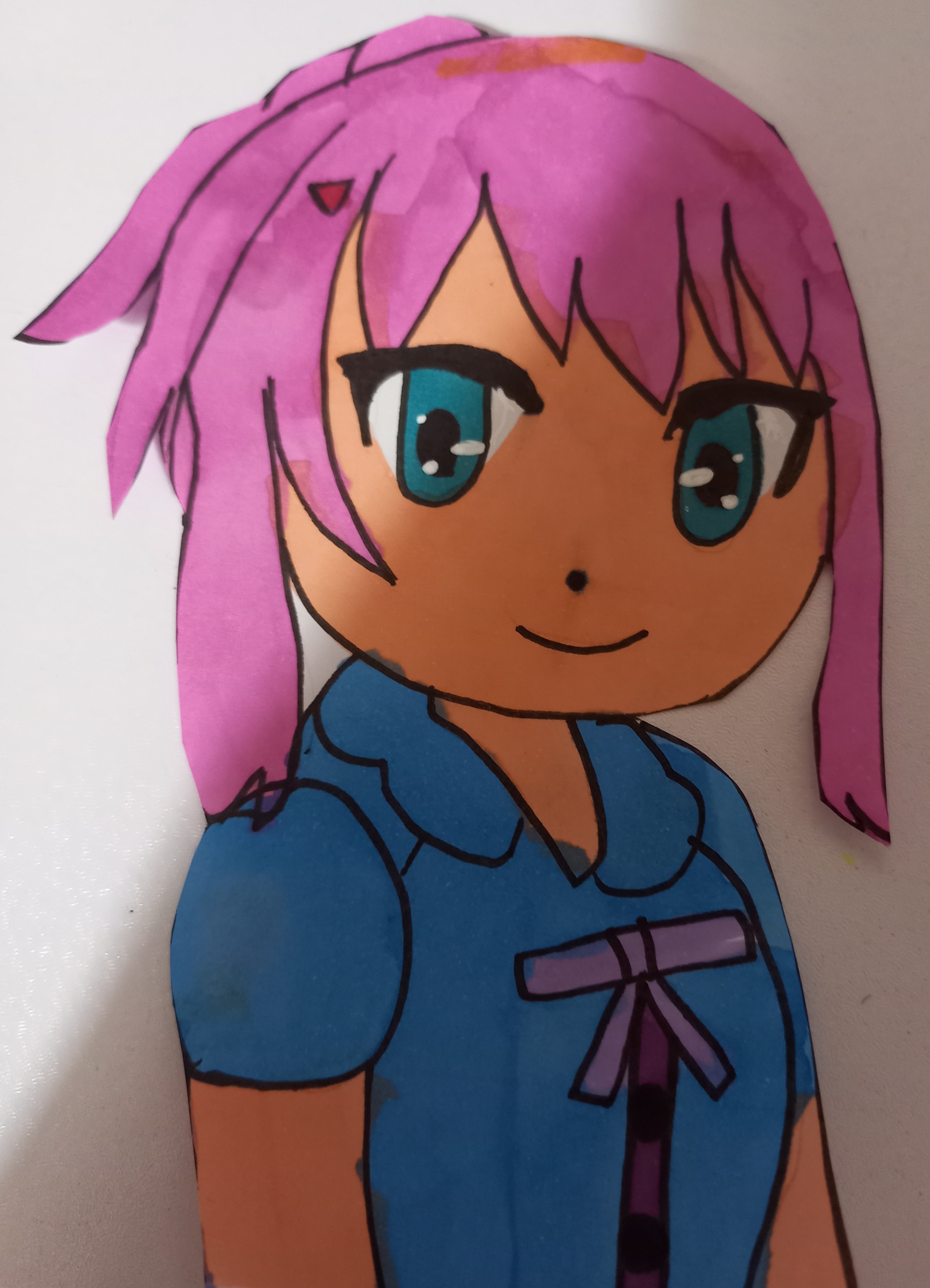 نقاشی دختر کیوت — نقاشی و رنگ آمیزی باهوشک