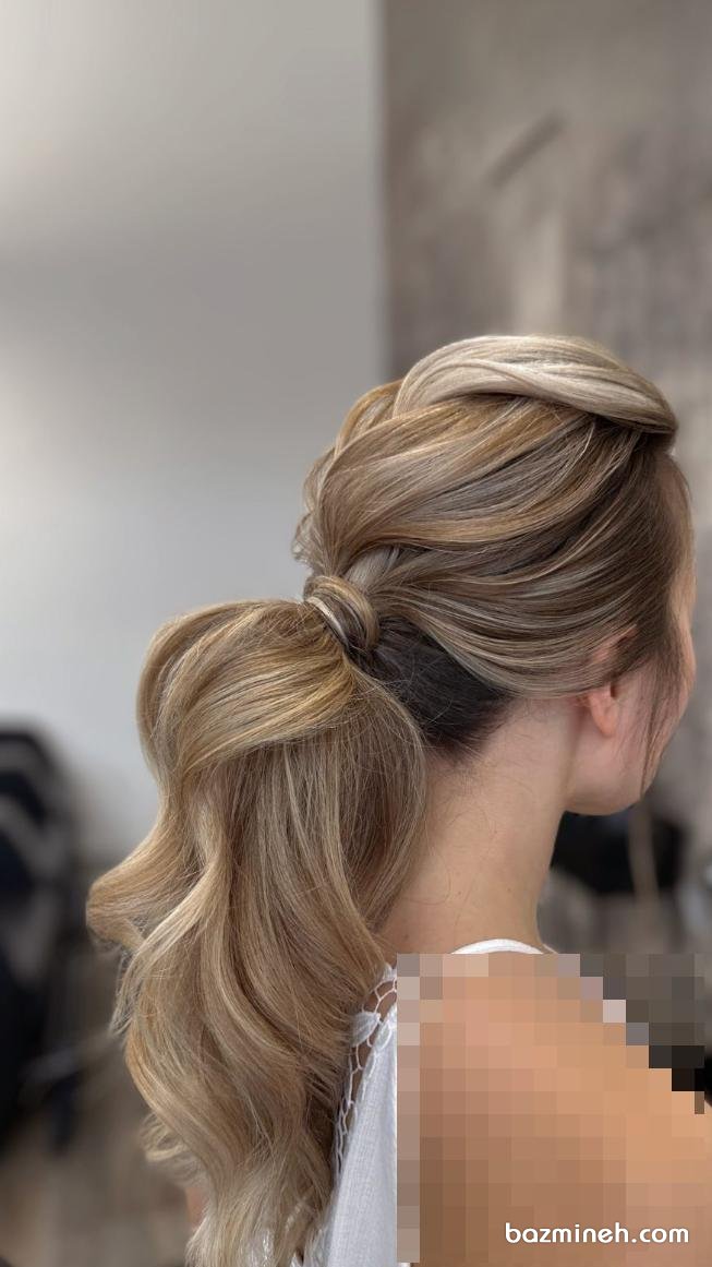 مدل شینیون بسته جدید