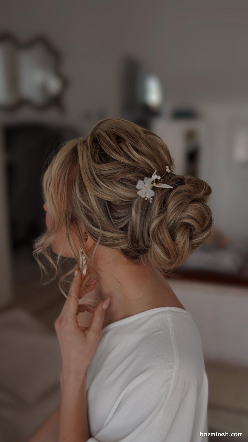 مدل شینیون بسته جدید