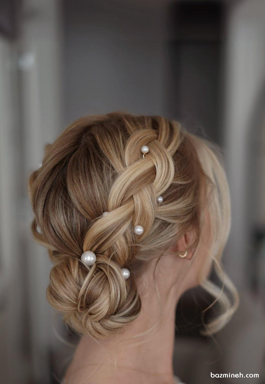 مدل شینیون بسته جدید