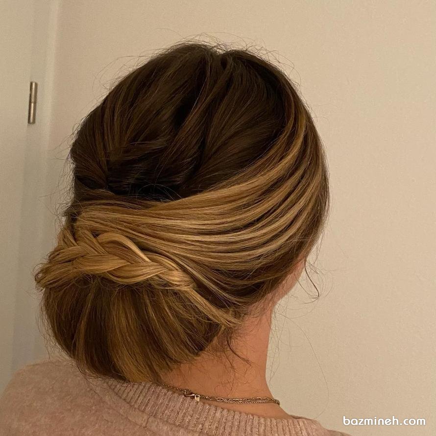 مدل شینیون بسته جدید