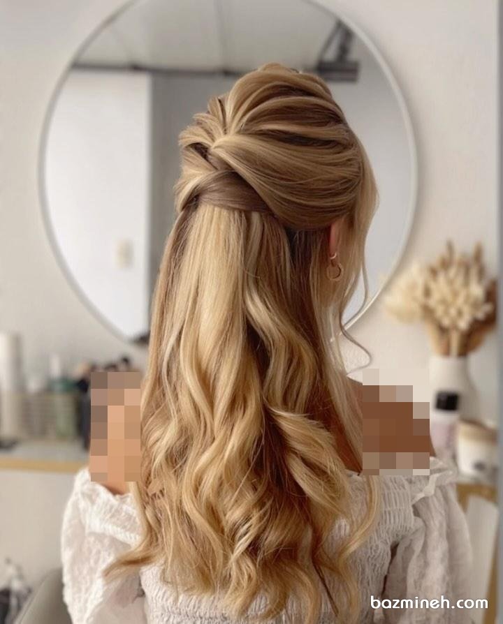 مدل شینیون بسته جدید