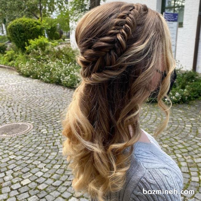 مدل شینیون بسته جدید