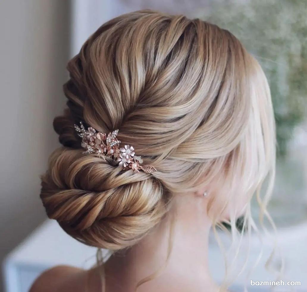 مدل شینیون بسته جدید