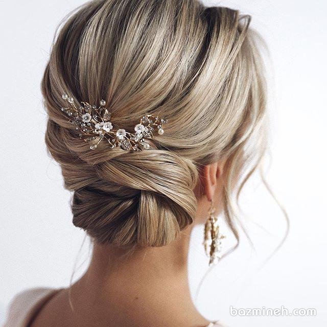 مدل شینیون بسته جدید