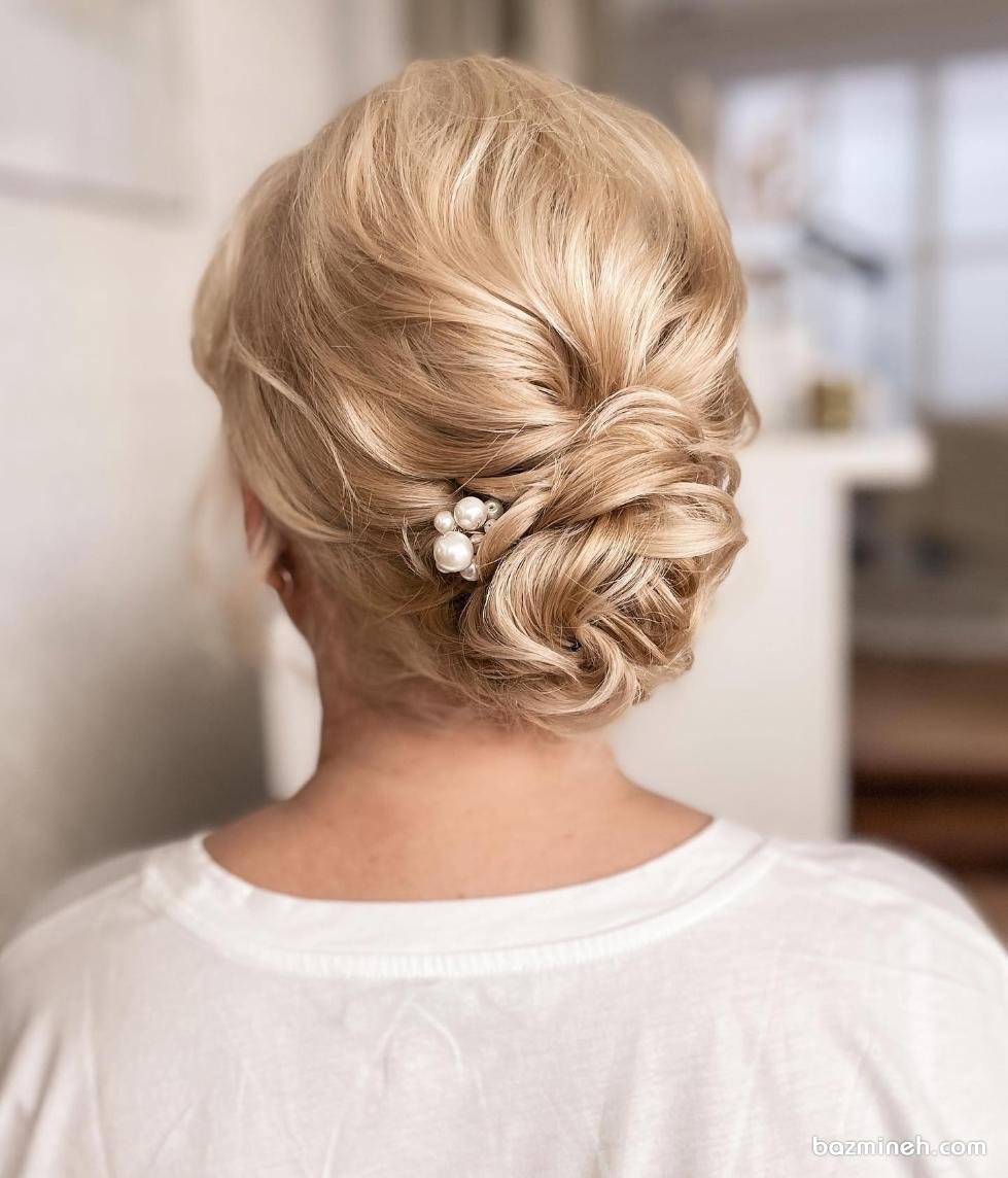 مدل شینیون بسته جدید