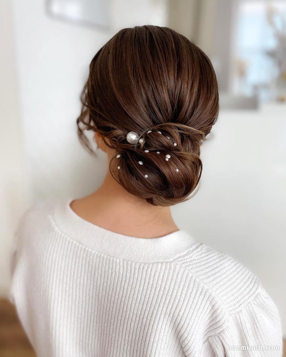 مدل شینیون بسته جدید