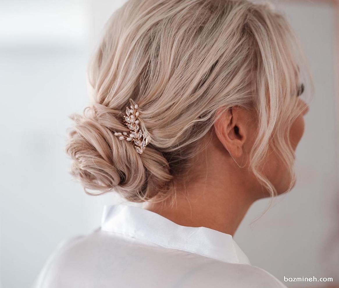 مدل شینیون بسته جدید