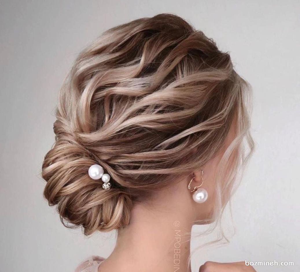 مدل شینیون بسته جدید