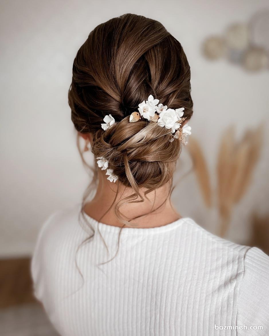 مدل شینیون بسته جدید