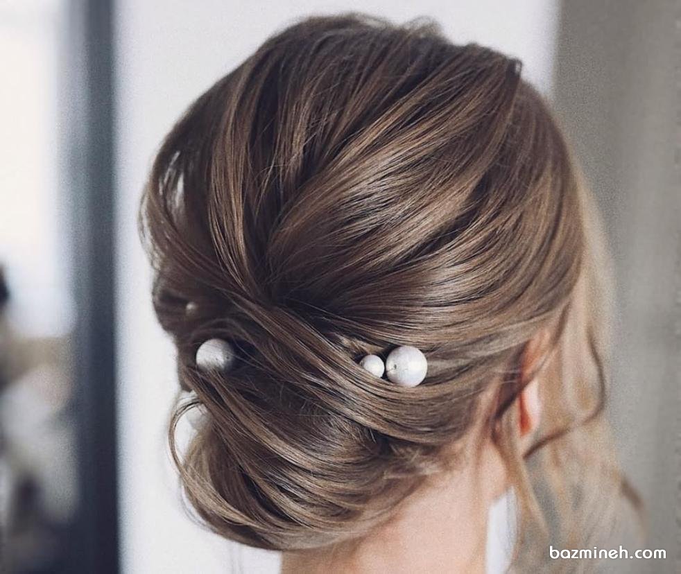 مدل شینیون بسته جدید