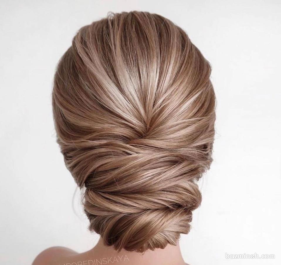 مدل شینیون بسته جدید