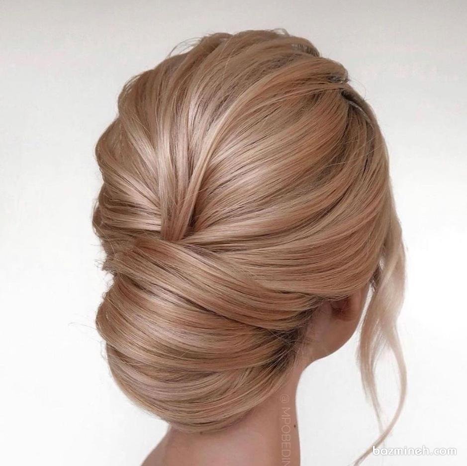 مدل شینیون بسته جدید