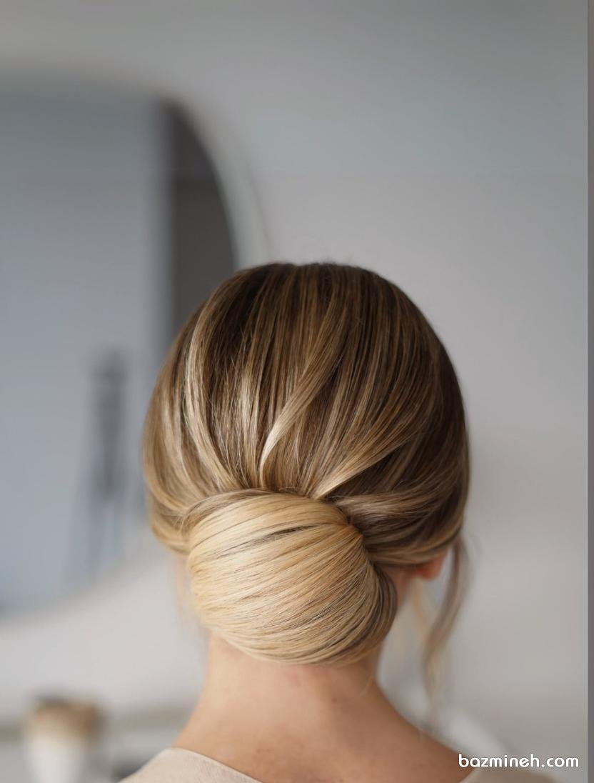 مدل شینیون بسته جدید