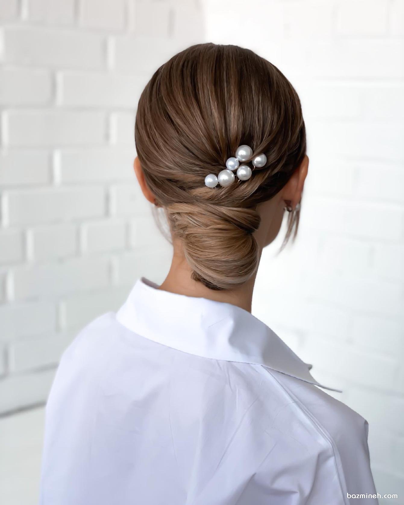 مدل شینیون بسته جدید