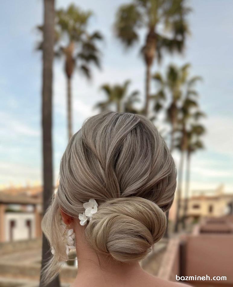 مدل شینیون بسته جدید